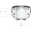 Ubiquiti AI PTZ Precision Corner Mount White, белый угловой кронштейн для камер UVC-AI-PTZ-Precision