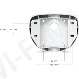 Ubiquiti AI PTZ Precision Corner Mount White, белый угловой кронштейн для камер UVC-AI-PTZ-Precision