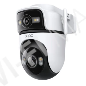TP-Link Tapo C545D, 3Мп уличная 360° с цветным ночным видением и двумя объективами Wi-Fi 6