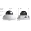 Ubiquiti UniFi G6 Pro Dome Camera White, 8 Мп уличная PoE+ с 2,36-кратным зумом и слотом для MicroSD белая IP-видеокамера