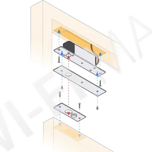 Ubiquiti UniFi Access Fail-Safe Bolt Lock, электрический замок с защелкой с функцией аварийного открытия