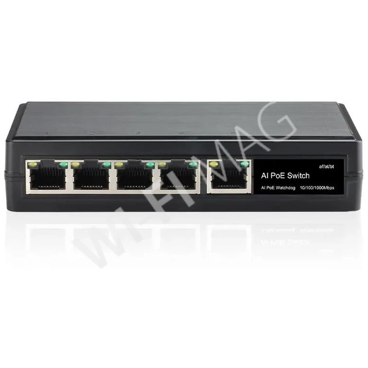 Conexpro GNT-6FP51G6, уличный с 5 портами 1 Гбит/с (4 PoE) неуправляемый коммутатор