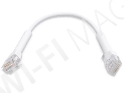 Ubiquiti UniFi Ethernet Patch Cable, 0,1m, Cat6, White (50psc), патч-кабель соединительный, белый, комплект из 50 шт.
