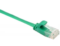 Кабель патч-корд Masterlan Comfort patch cable UTP, Cat6, flat, 0.25 м, неэкранированный, зеленый