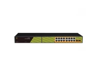 Неуправляемые коммутаторы с PoE Conexpro GNT-P1018G6, с 16 PoE (1 Гбит/с) и 2 SFP портами неуправляемый коммутатор