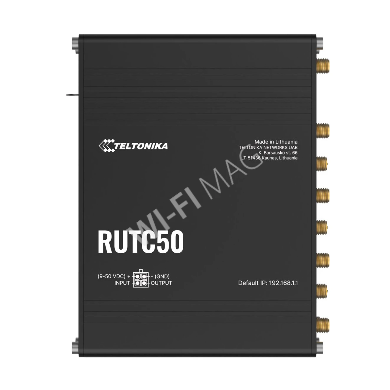Teltonika RUTC50 I5G Powerhouse with Wi-Fi 6 2 SIM, двухдиапазонный 5G Wi-Fi 6 маршрутизатор