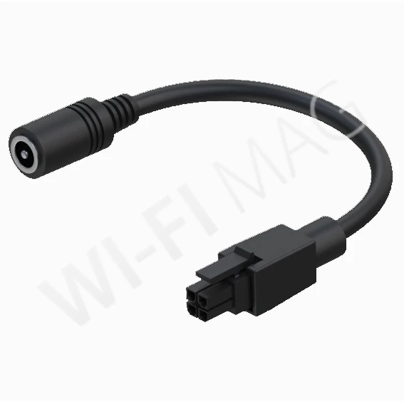 Teltonika 4-PIN TO BARREL SOCKET ADAPTER (PR2PD01B), переходник для кабеля питания (длина 10 см)