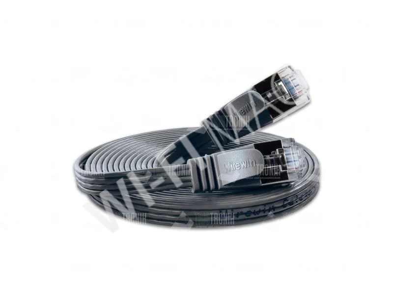 Кабель Wirewin SLIM STP Cat.6, 2.0 м черный