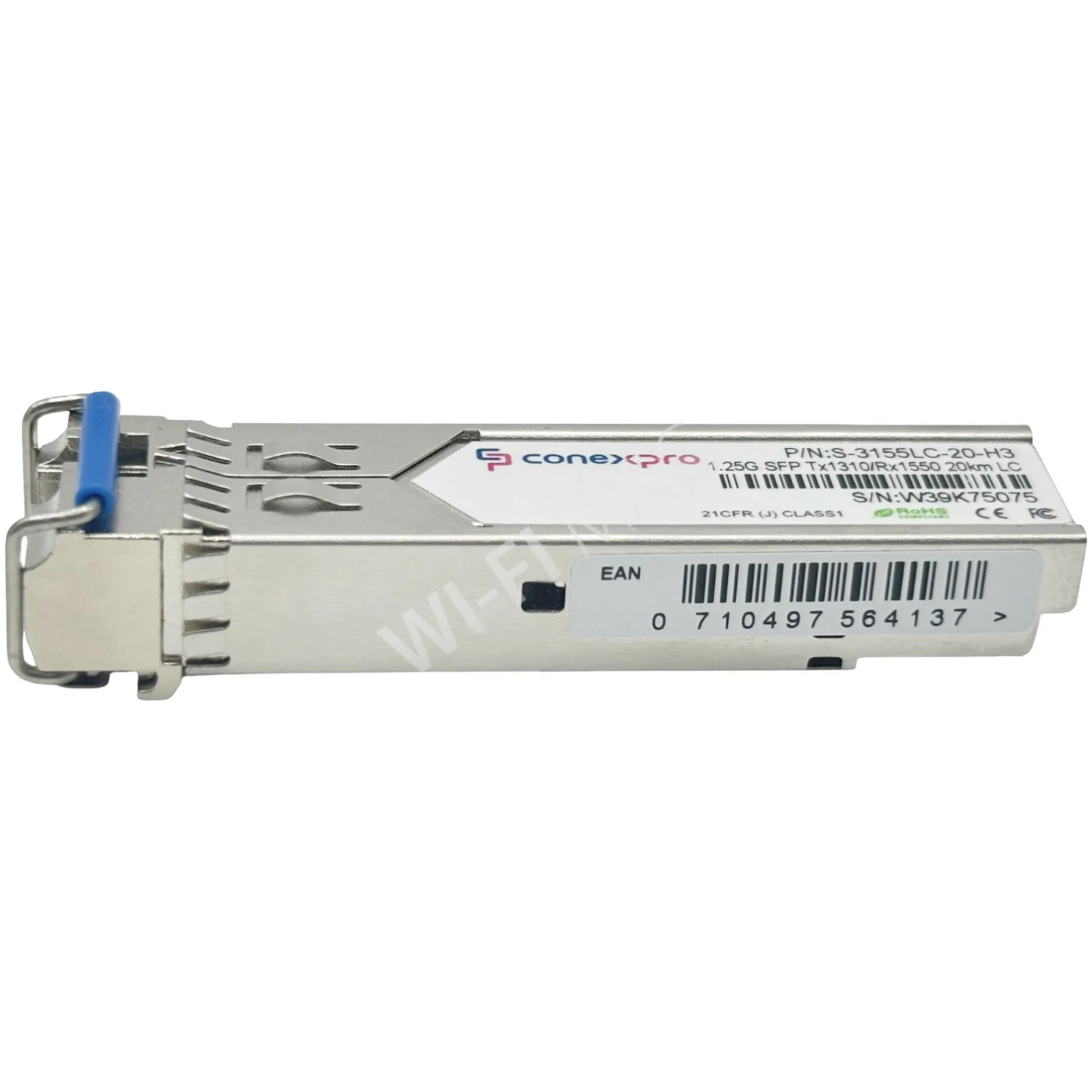 Conexpro S-3155LC-20-H3 модуль SFP Single Mode, 1.25 Гбит/с, LC, WDM/BiDi, 20 км (Tx=1310/Rx=1550) DDM - H3C