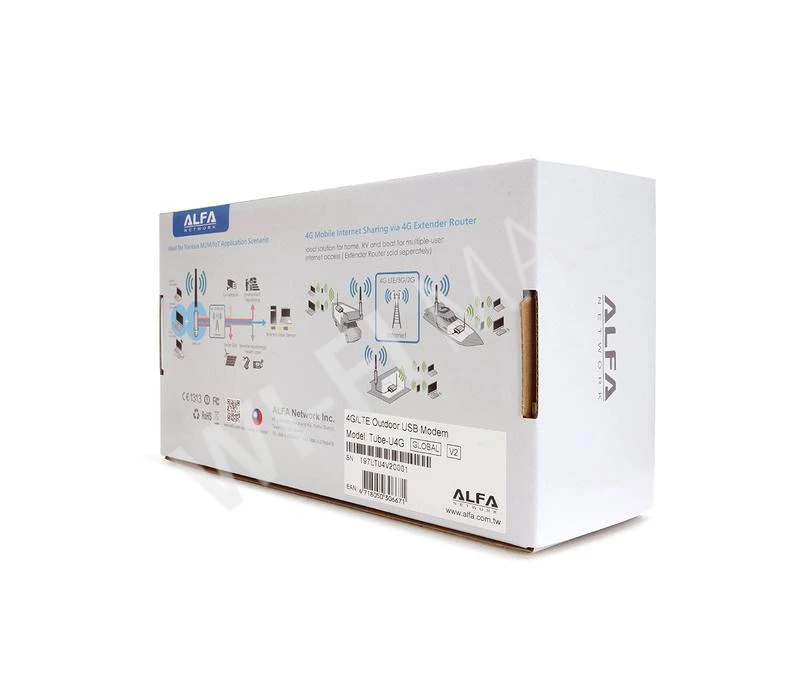 Alfa Network Tube-U4Gv2, 4G/3G уличный USB-модем