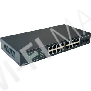 Conexpro GPOE-REVS-16, неуправляемый коммутатор с 16 PoE (1 Гбит/с) портами и 2-мя портами SFP