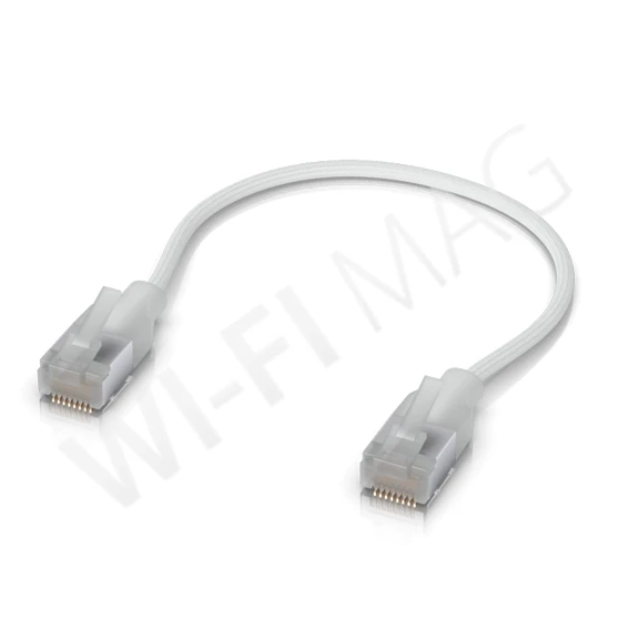 Ubiquiti UniFi Etherlighting Patch Cable (0,3 метра) патч-кабель Cat.6A, RJ45, белый