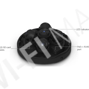 Ubiquiti UniFi AI Multi Sensor 4 Camera Black, 32 Мп черная уличная PoE++ с 4-мя объективами и 2,33-кратным зумом IP-видеокамера