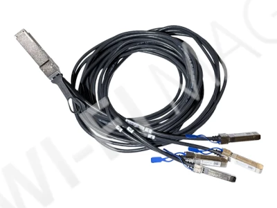 Mikrotik QSFP56 200G to 4xSFP56 200 Gbps DAC kabel, соединительный DAC-кабель (длина 3 м)