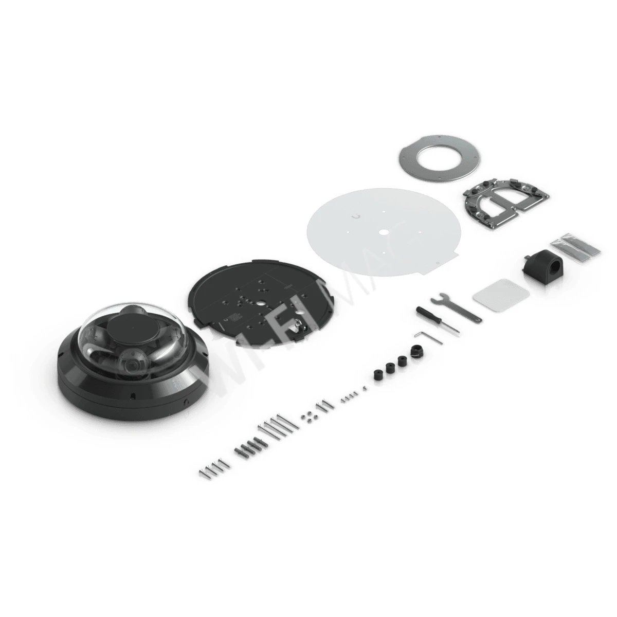 Ubiquiti UniFi AI Multi Sensor 4 Camera Black, 32 Мп черная уличная PoE++ с 4-мя объективами и 2,33-кратным зумом IP-видеокамера