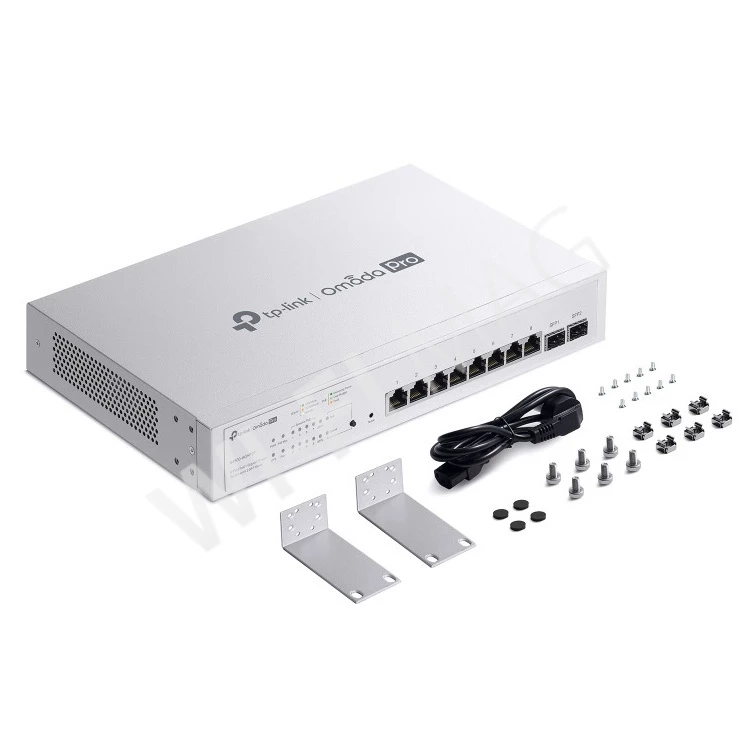 TP-Link S4500-8GHP2F, 2 SFP+ и 8 портов 1 Гбит/с PoE+ линейки Omada Pro управляемый Smart коммутатор