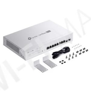 TP-Link S4500-8GHP2F, 2 SFP+ и 8 портов 1 Гбит/с PoE+ линейки Omada Pro управляемый Smart коммутатор