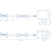 Teltonika Power Supply 2-pin EU 9 Вт (9 В/1 А) 2-контактный блок питания с концевыми зажимами