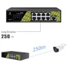 Conexpro GNT-P9109EA, 9-портовый 10/100 Мбит/с (8 PoE) неуправляемый коммутатор