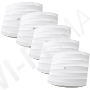 TP-Link EAP245 (5-pack) AC1750, двухдиапазонная точка доступа Wi‑Fi (комплект из 5 штук)