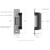 Ubiquiti UniFi Access Fail-Secure Strike Lock 15mm, электрический замок с защелкой и защитой от сбоев Ubiquiti UniFi Access Fail-Secure Strike Lock 15mm, электрический замок с защелкой и защитой от сбоев