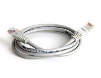 Кабель патч-корд Masterlan patch cable FTP, Cat5e, 1 м, экранированный, серый