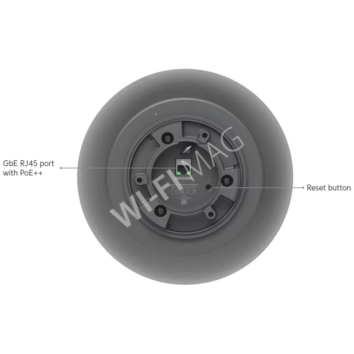 Ubiquiti UniFi AI PTZ Precision Camera Black, 8 Мп уличная PoE++ с 31-кратным зумом и технологией LiDAR черная IP-видеокамера