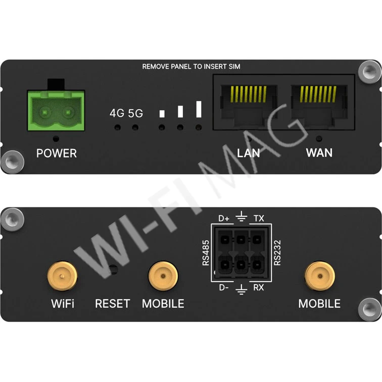 Teltonika RUT276 Compact RedCAP 5G Router, промышленный маршрутизатор