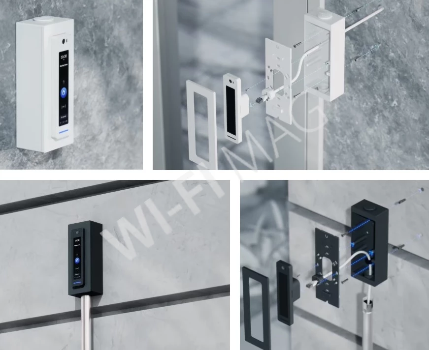 Ubiquiti UniFi Access Reader Pro Junction Box White, белая распределительная коробка для видеодомофонов UA-G2-Pro и UVC-G4 Doorbell Pro PoE Kit