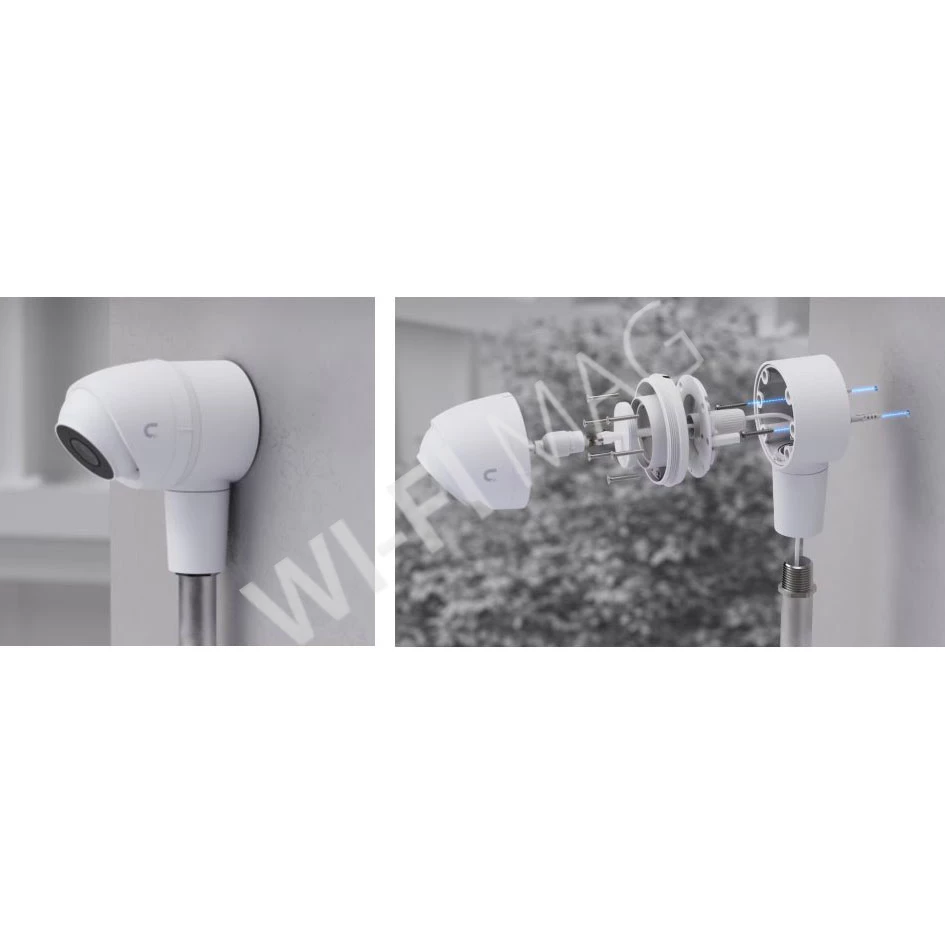 Ubiquiti UniFi Camera Compact Junction Box White, белая монтажная коробка для камер UVC-G5-Dome-Ultra и UVC-G5-Turret-Ultra