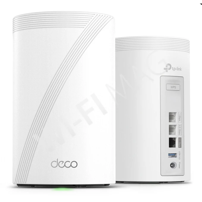 TP-Link Deco BE68 BE14000 (2-pack), трехдиапазонный Mesh-система Wi-Fi 7 (2 устройства)
