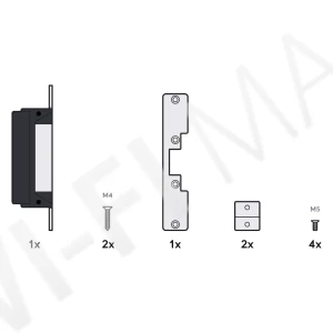 Ubiquiti UniFi Access Fail-Secure Strike Lock 15mm, электрический замок с защелкой и защитой от сбоев