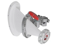 Антенна RF Elements AH90WB Asymmetrical Horn 90° Wideband with TwistPort, 5/6GHz, 15dBi, асимметричная рупорная широкополосная антенна