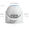 Ubiquiti UniFi G6 Edge Turret Camera, 8 Мп уличная PoE+ с двусторонней аудиосвязью и ночным видением белая IP-видеокамера
