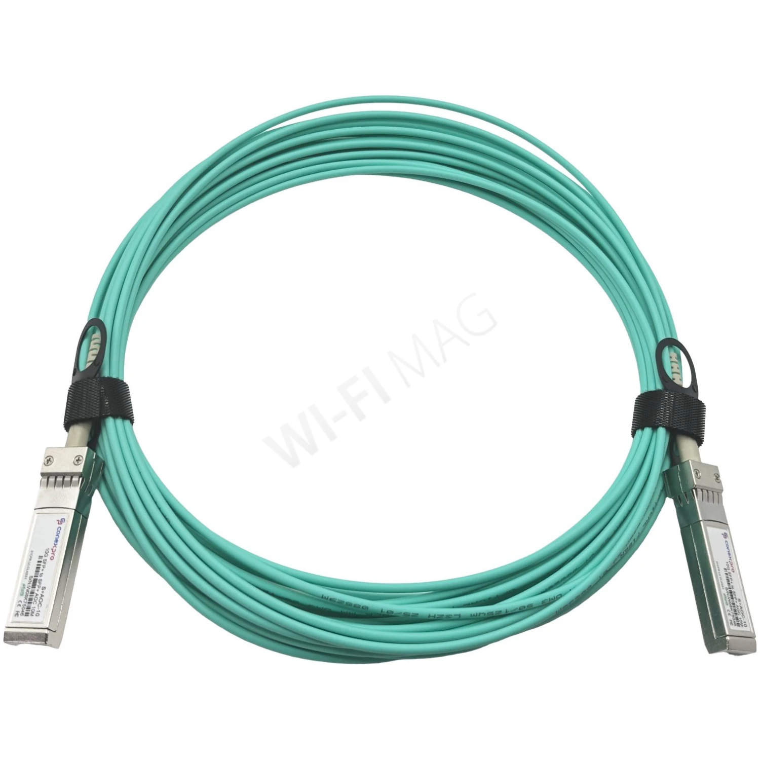 Conexpro S+AOC-10 (10G, SFP+, AOC, DDM) AOC-кабель бирюзовый (10 метров)