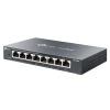 TP-Link TL-RP108GE, 8-портовый 1 Гбит/с (7 PoE-IN+, 1 PoE-OUT+) управляемый коммутатор