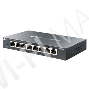 TP-Link TL-RP108GE, 8-портовый 1 Гбит/с (7 PoE-IN+, 1 PoE-OUT+) управляемый коммутатор