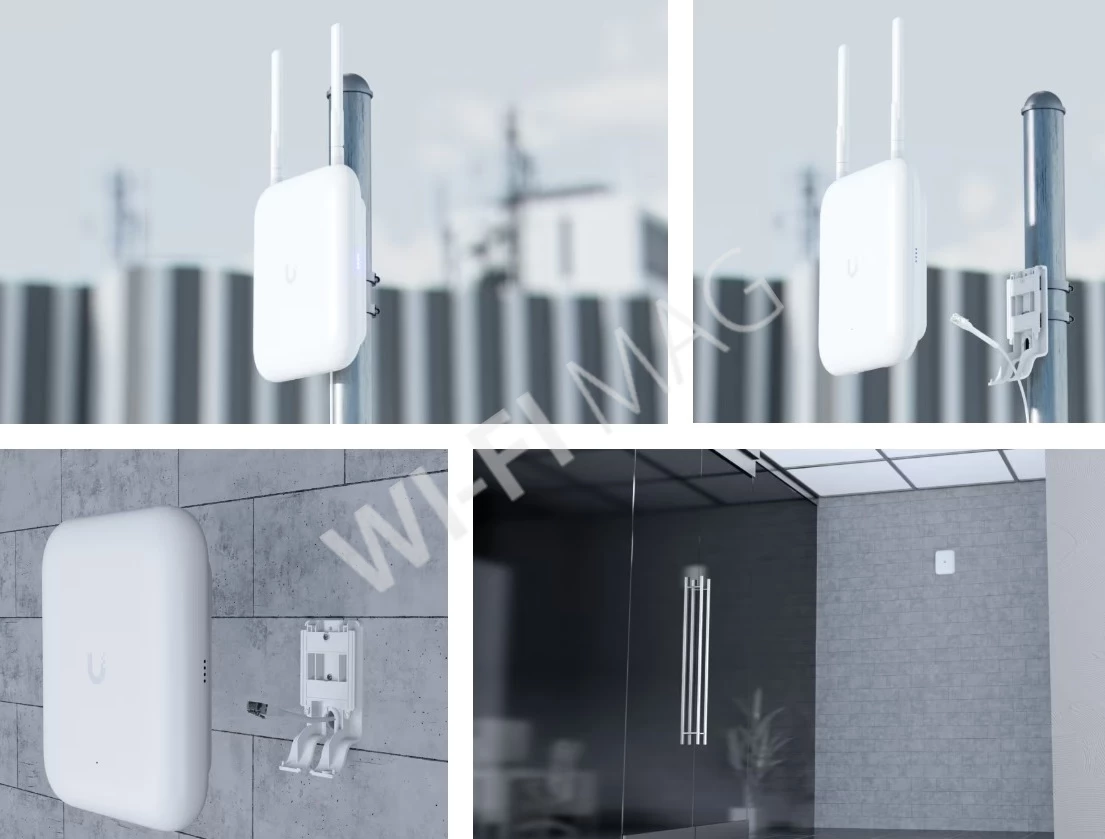 Ubiquiti UniFi 7 Outdoor, всепогодная точка доступа Wi-Fi 7 с 4 пространственными потоками