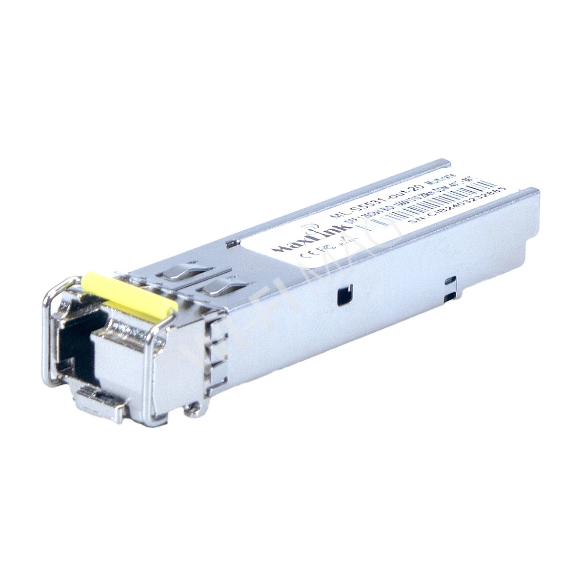 Max Link 1.25G SFP industrial optical module, WDM(BiDi), SM, Tx1550/Rx1310nm, 20km, 1xLC connector, DDM, оптический модуль