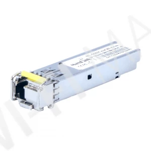 Max Link 1.25G SFP industrial optical module, WDM(BiDi), SM, Tx1550/Rx1310nm, 20km, 1xLC connector, DDM, оптический модуль