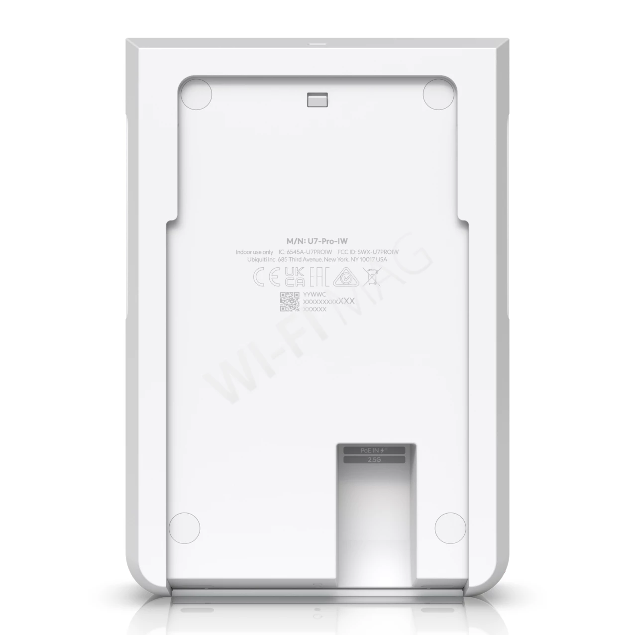 Ubiquiti UniFi 7 Pro Wall, трехдиапазонная точка доступа Wi-Fi 7 с 6 пространственными потоками