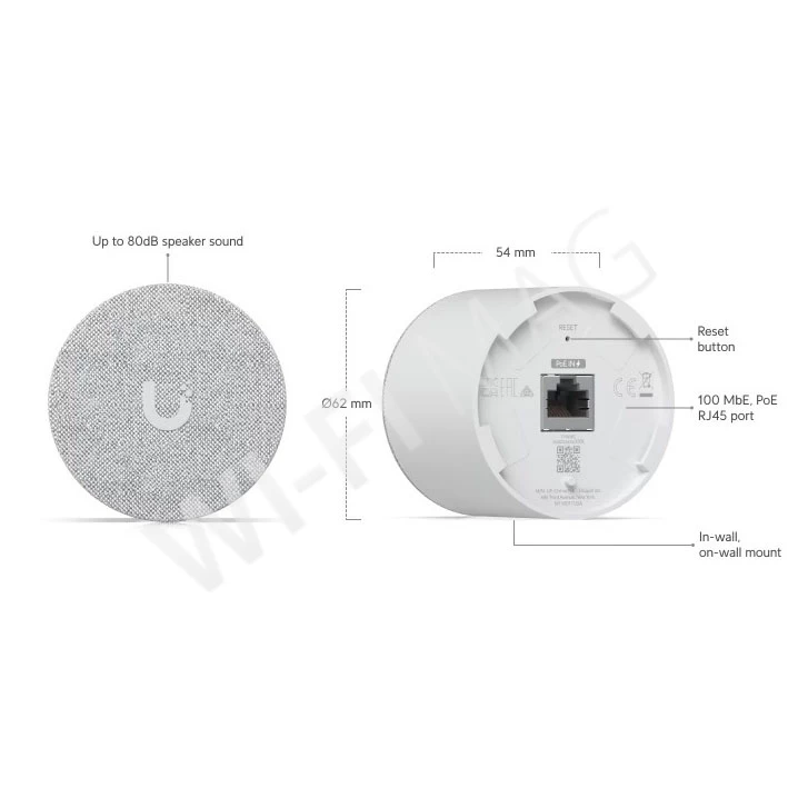 Ubiquiti UniFi Protect PoE Smart Chime "умный" звонок PoE