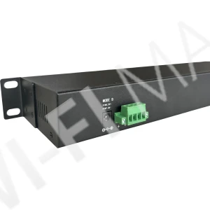 Conexpro POE-PAN16-GBM, 16-портовая гигабитная пассивная PoE-панель для 19" стойки