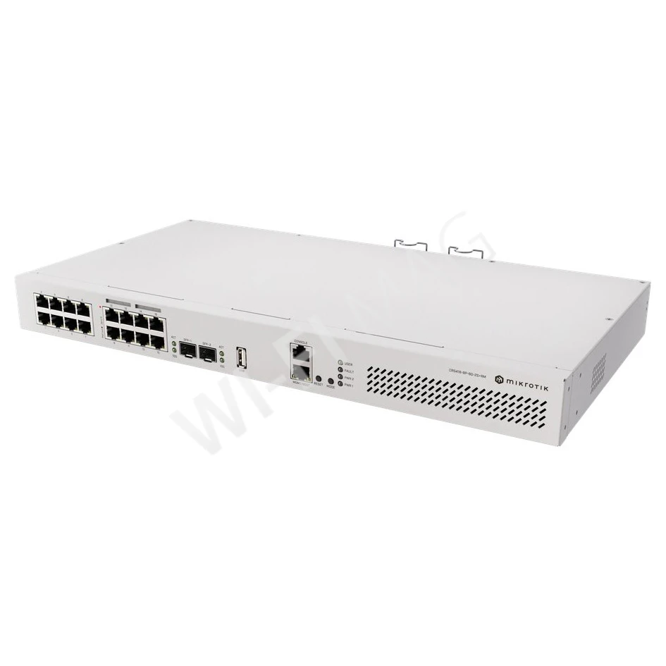 Mikrotik Cloud Router PoE Switch CRS418-8P-8G-2S+RM, коммутатор с функциями маршрутизатора