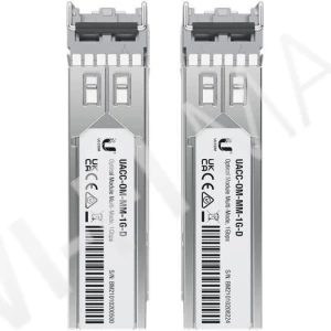 Ubiquiti UACC-OM-MM-1G-D (20-pack) (UF-MM-1G) Модуль Multi-Mode Module, 1Gbps (комплект 20 шт.)