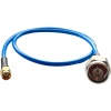Conexpro flexi pigtail, 50cm, RG402, N male - RSMA male синий