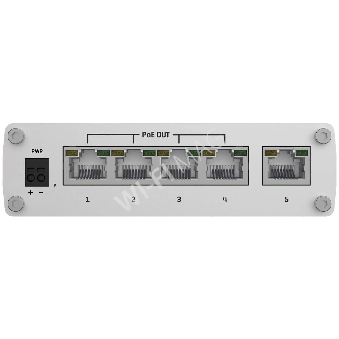 Teltonika TSW101 Automotive PoE+ Switch, 5-портовый неуправляемый с 4-мя PoE коммутатор