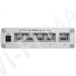 Teltonika TSW101 Automotive PoE+ Switch, 5-портовый неуправляемый с 4-мя PoE коммутатор