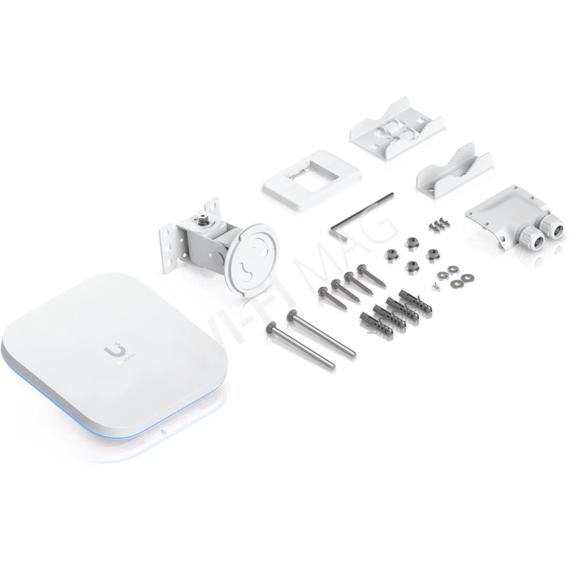 Ubiquiti UniFi Enterprise E7 Campus, уличная трехдиапазонная точка доступа Wi-Fi 7 PoE++ с 10-ю пространственными потоками