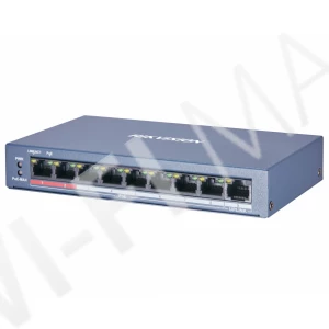 Hikvision DS-3E0109P-E/M(B), неуправляемый коммутатор PoE